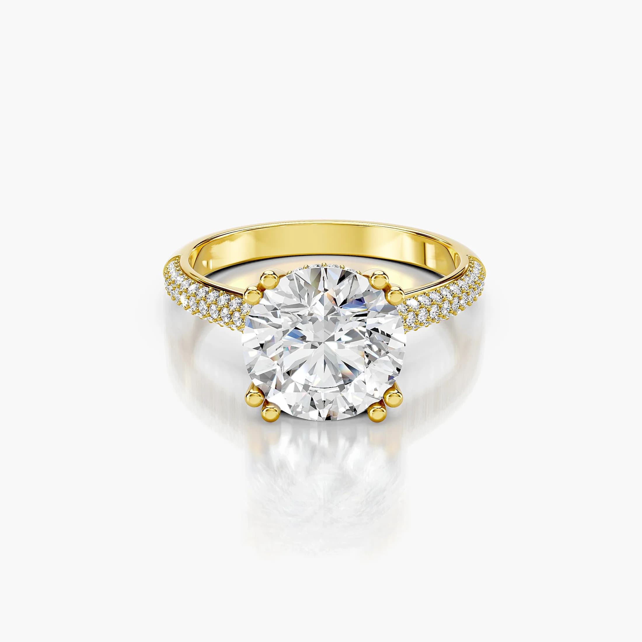Lumielle Round Pavé Diamond Ring jewellery