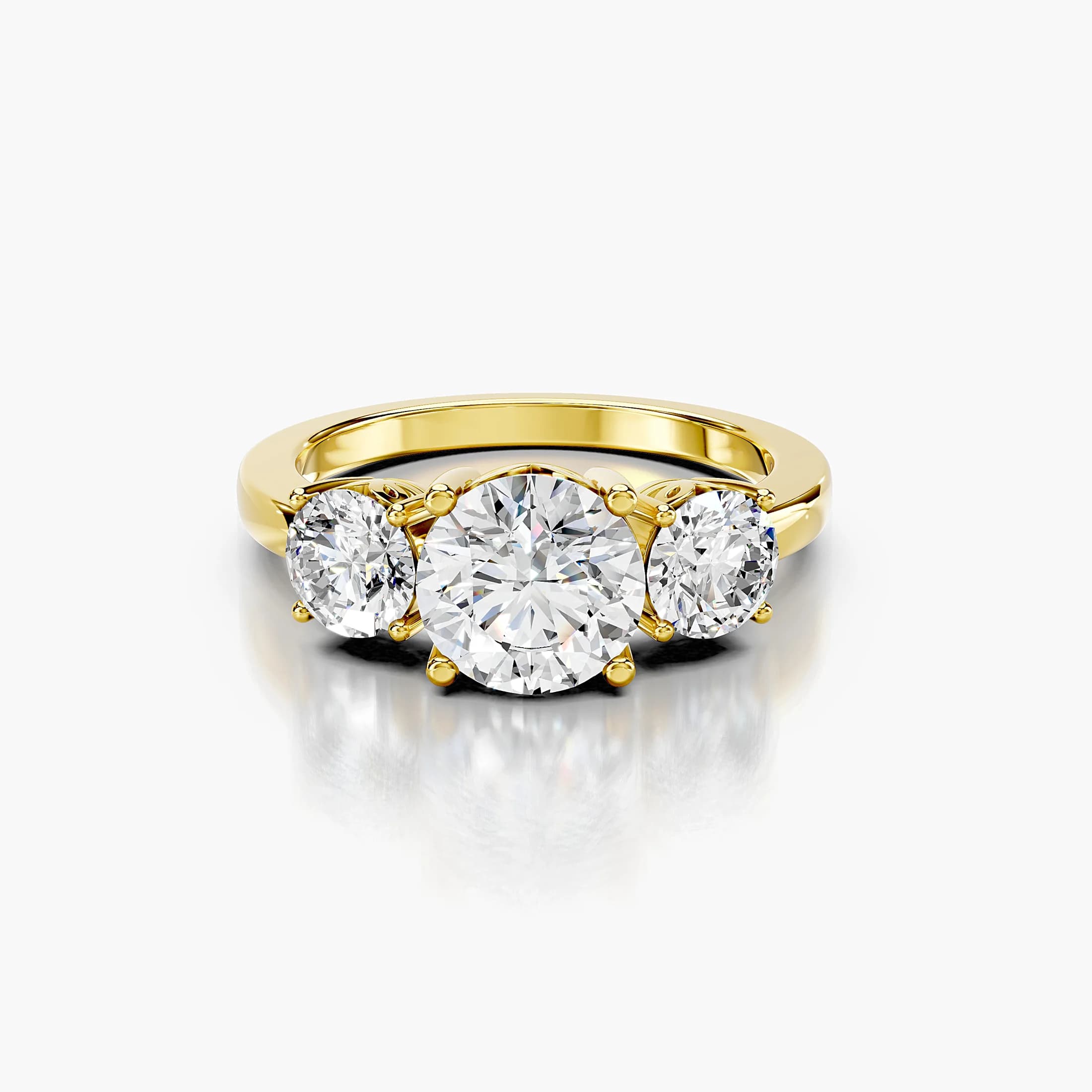 Trivelle Three-Stone Diamond Ring jewellery